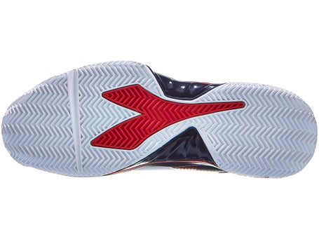 Diadora Speed B.Icon 2 Clay Navy/Red/White Mens Shoes