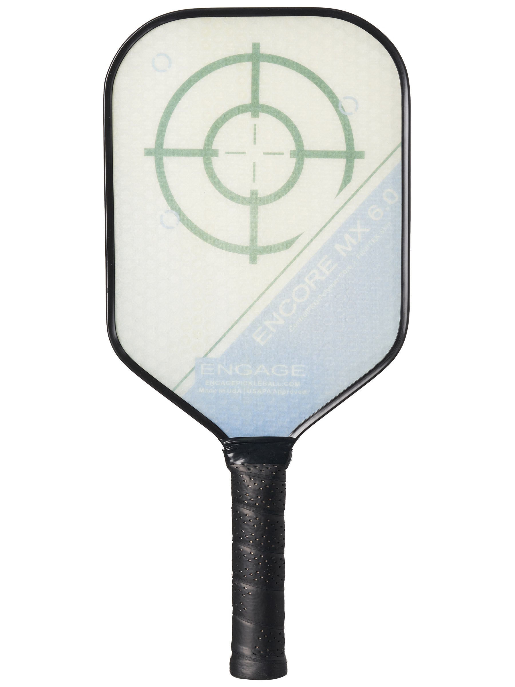 New Engage Encore MX 6.0 Pickleball Paddle Polymer Blue midweight std grip