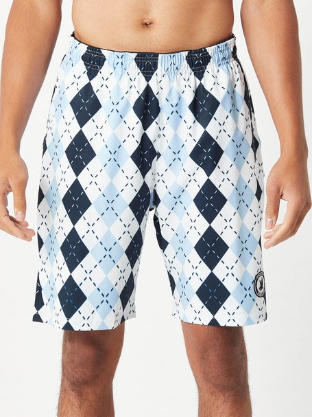 Flow Society Mens Blue Argyle Short