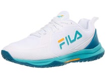 Fila Volley Burst White/Blue Wom's Pickleball Shoes