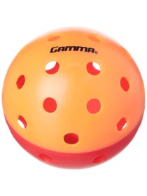 Gamma Outdoor Two-Tone Training Pickleballs - RD/OR
