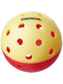 Gamma Outdoor Two-Tone Training Pickleballs - YL/RD
