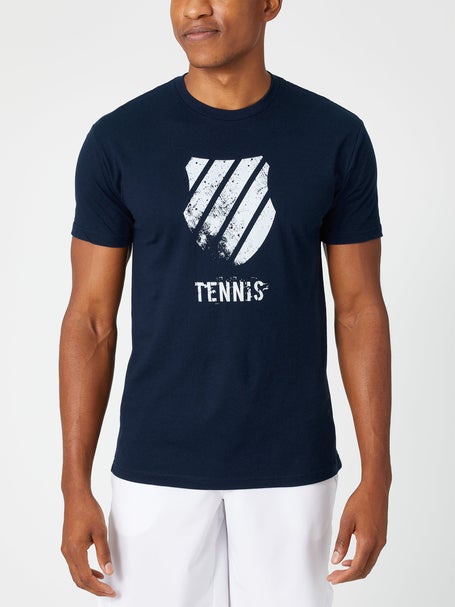 KSwiss Mens Distressed Logo T-Shirt