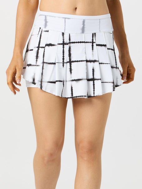Lucky in Love Womens Team Shibori Plaid Skirt