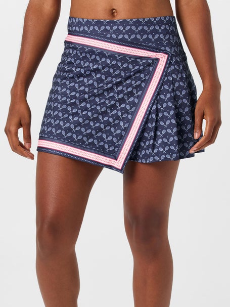 Lucky In Love Womens Long Racket Queen Pleat Skirt