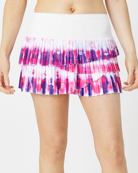 Lucky in Love Womens Sunburst Scallop Skirt