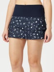 LIL Wmn Long Pickle Cocktail Scallop Skirt Navy XL