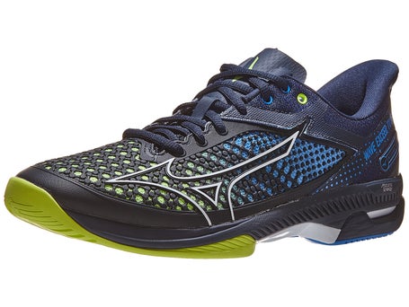 Mizuno Wave Exceed Tour 5 Eclipse/Neo Lime Men's Shoes | Total