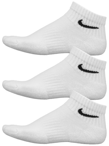 Nike Dri-Fit Cushion Quarter Sock 3-Pack White/Black