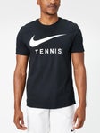 Nike Men's Core Tennis T-Shirt Black XXL