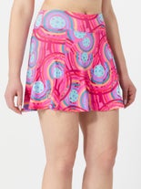 ~/Pickleball Bella Wms Circle A-Line Skirt Pink XL