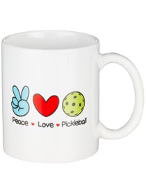Racquet Inc Peace Love Pickleball Mug