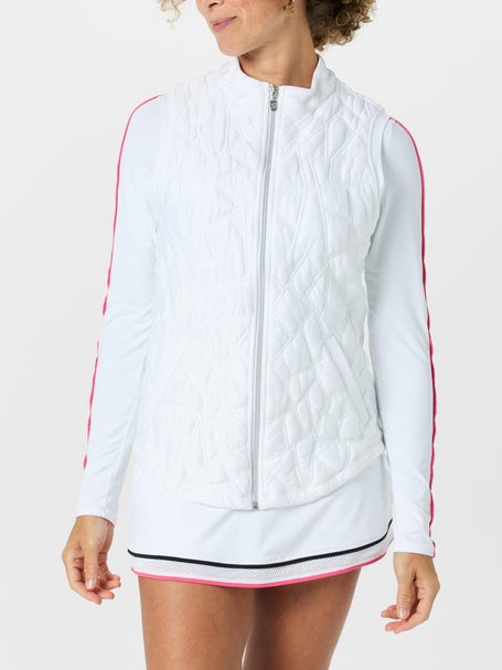 Sofibella Womens Core Quilt Vest - White