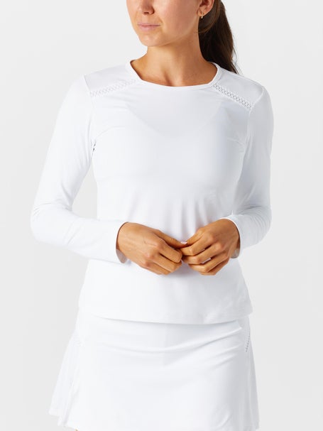 Sofibella Womens Tres Blanc Long Sleeve
