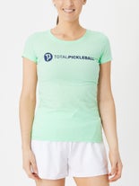 Total Pickleball Women's Logo T-Shirt Mint S