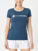 Total Pickleball Women's Logo T-Shirt Indigo M