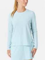 Spin-it Women's Summer Friday LS Top Blue S