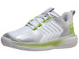 KSwiss Ultrashot 3 Clay White/Grey/Lime Wom's Shoe 